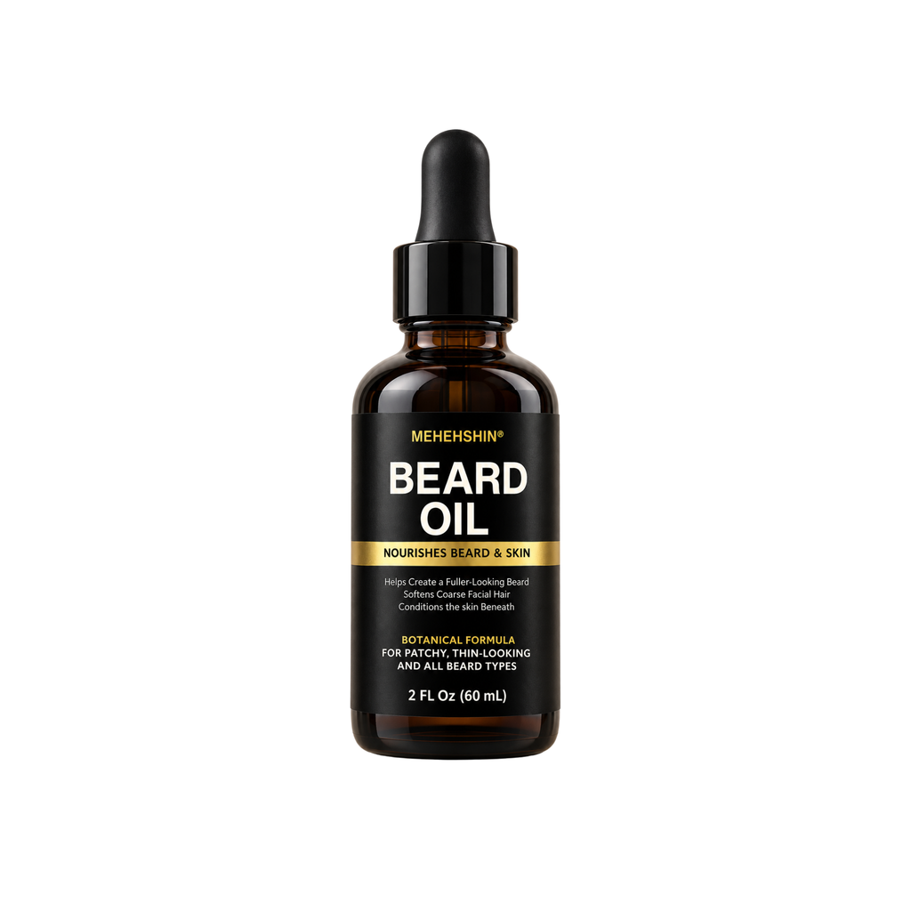 Beard Growth Support Oil | For Fuller-Thicker-Looking Facial Hair (2 fl OZ)