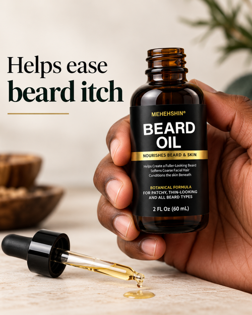 Beard Growth Support Oil | For Fuller-Thicker-Looking Facial Hair (2 fl OZ)