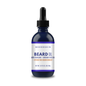 Bottle of MEHEHSHIN beard oil with a dropper on a white background