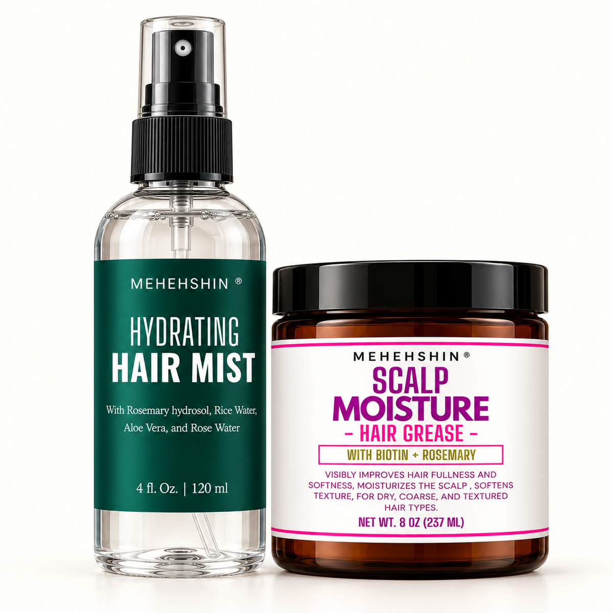 The Maximum Moisture & Seal Bundle – Hair Mist + Hair Grease