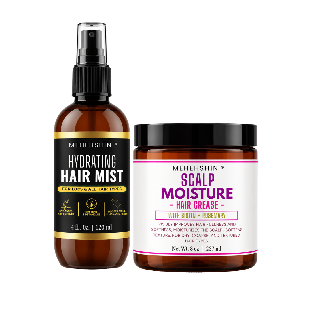 MEHEHSHIN Moisture & Seal Hair System – Hair Mist + Hair Grease