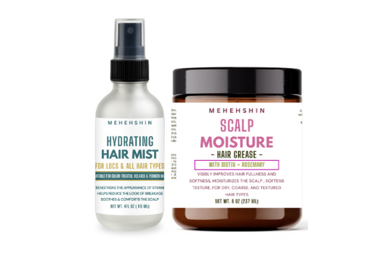 Mehshshin Hydrating Hair Mist and Scalp Moisture product on a white background